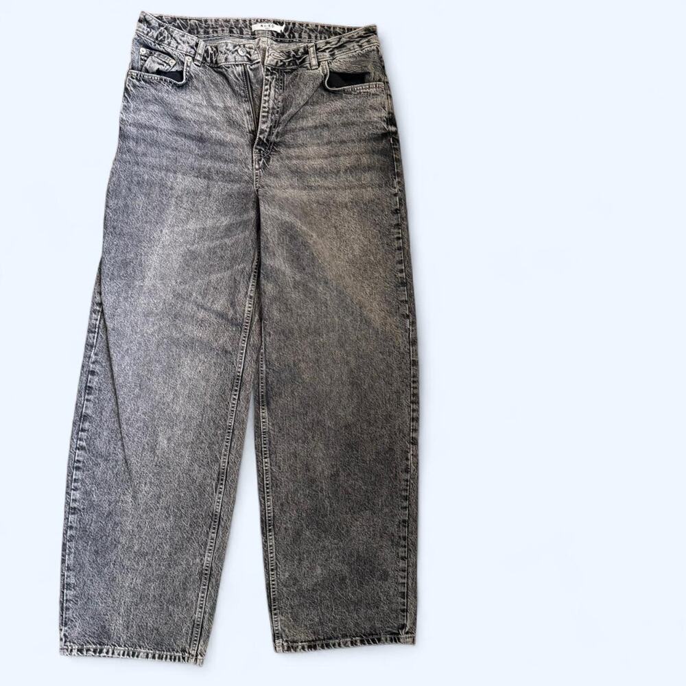 Na kd gray wash barrelmom jeans